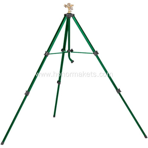 High quality Neutral 360 watering sprinkler gardens green tripod sprinkler for farm